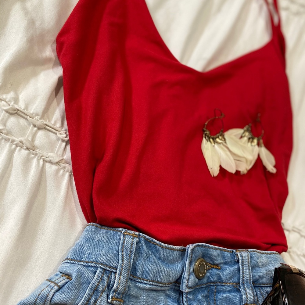 Red Bodysuit
